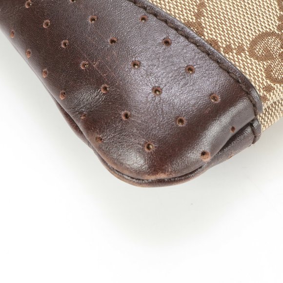 Gucci GG Canvas 147671 Leather Shoulder Bag Tote Men's - Picture 11 of 16